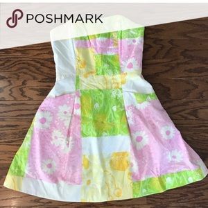 Lilly Pulitzer strapless dress